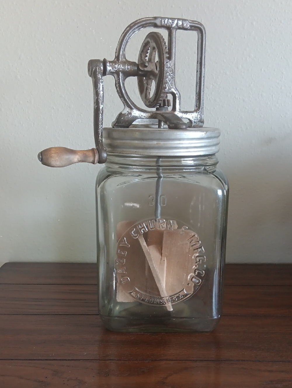 Dazey Churn & Mfg Co. 3 Qt Butter Churn